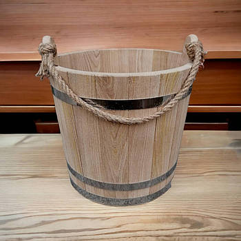 Відро з дуба для бані 15 літрів hotdeal
