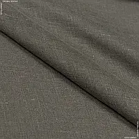 Ткань Лен сорочечный темно-оливковый (140см 130г/м² пог.м) 180650