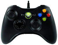 Проводной джойстик Microsoft Xbox 360 Black Оригинал Черный! Лучшая цена