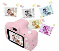 Детская Фотокамера Sonmax c 2.0 дисплеем и с функцией видео Розовая! Лучшая цена