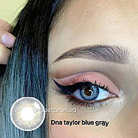 Кольорові контактні сіро-блакитні лінзи Meetone DNA Taylor Blue Gray