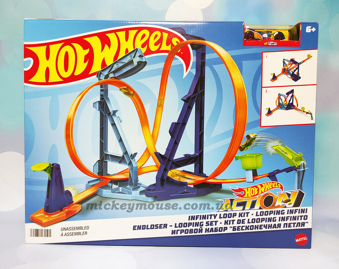 Трек Хот Вілс Нескінченна петля Hot Wheels Unlimited Infinity Loop HMX40