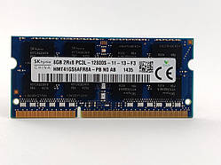 Оперативна пам'ять для ноутбука SODIMM SK hynix DDR3L 8Gb 1600MHz PC3L-12800S (HMT41GS6AFR8A-PB) Б/В