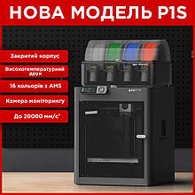 Професійний 3д принтер Bambu Lab P1S Combo Високотемпературний 3D принтер Bambulab 386 x 386 x 458 мм PRF