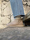 Уггі жіночі зимові сірі UGG Ultra Mini Milk (10010), фото 3
