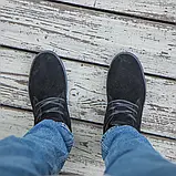 Ботинки замшевые черные Safari 41 та 43 розмір, фото 4