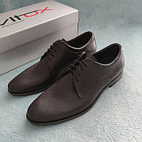 Європейська якість! Шкіряні туфлі чорного кольору Vitox 536