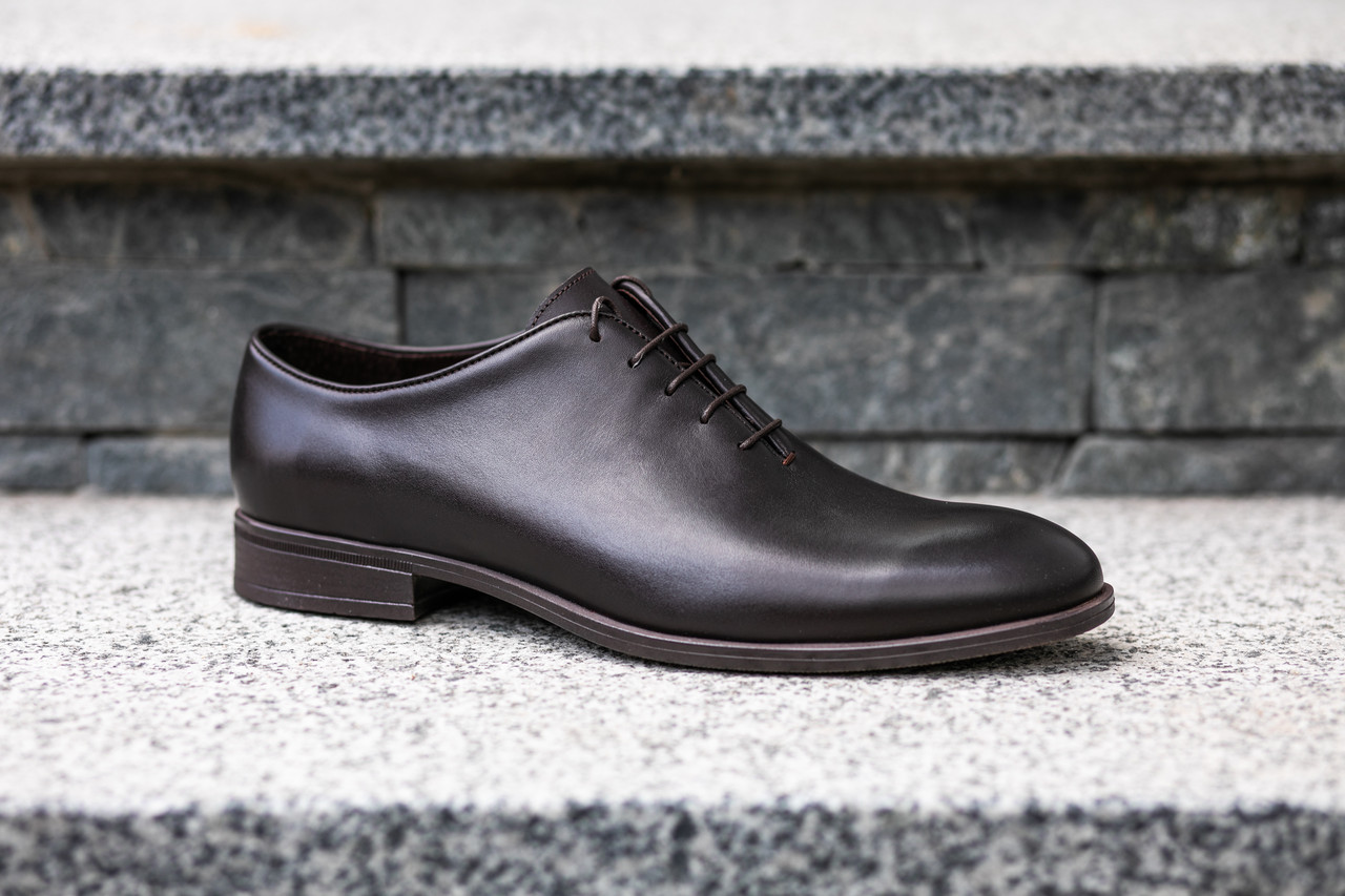 Популярні коричневі оксфорди Ікос 39, 41, 42 розмір, фото 1