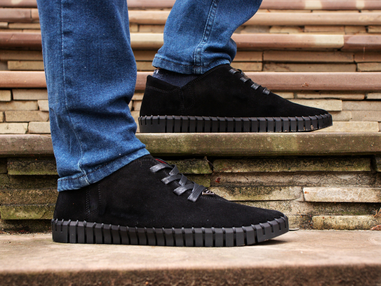 Чорні мокасини Prime Shoes - 40, 41, 44, 45 розмір, фото 1