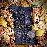 Чарівні сині уггі з вушками! 21, 22, 23, 24, 25 розмір, фото 5