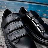 Чоловічі кеди на липучках - НАТУРАЛЬНА ШКІРА!, фото 5
