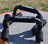 Упори для віджимань PowerPlay 4317 Push Up Bars пластикові (Прямі), фото 7