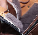 Коричневі чоловічі черевики Minardi з натуральної шкіри, фото 5