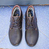 Чоловічі черевики коричневого кольору 40 та 43 розміри, фото 4