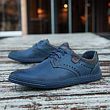 Польське чоловіче взуття синього кольору, фото 8
