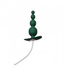 Анальний лаг із вібрацією Qingnan No.8 Mini Vibrating Anal Beads Green