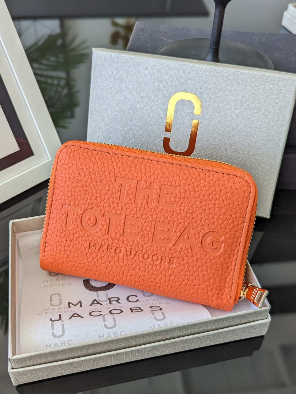 Гаманець Marc Jacobs жовтогарячий — LUX якість