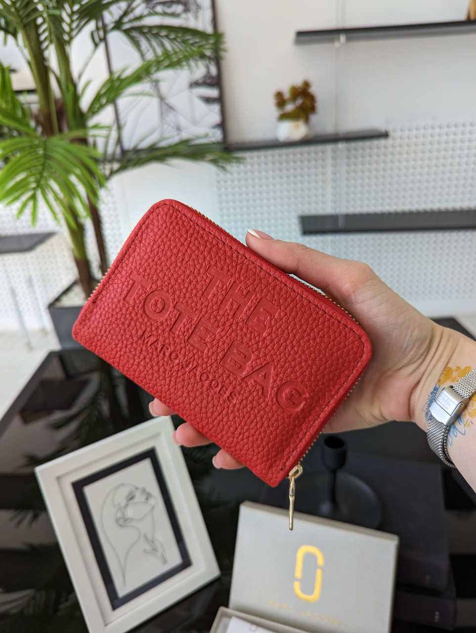 Гаманець Marc Jacobs червоний маленький — LUX якість