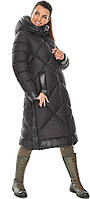 Куртка женская морионовая с комбинированной стёжкой модель 51675