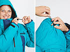 Женский мембранный зимний костюм Norfin SNOWFLAKE 2 BLUT -25 ° / 6000мм Голубой р. XS (532000-XS), фото 8