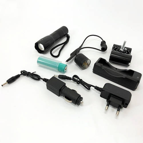 Купить Мощный ручной фонарик Bailong Police BL Q1831 T6 | Подствольный ...