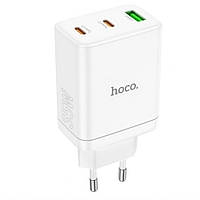 Home Charger | 35W | 2 PD | QC3.0 - Hoco N33 - white від магазину style & step