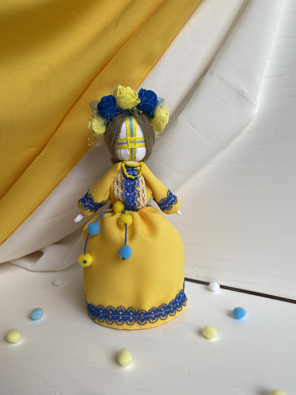 Мотанка Україночка, лялька в подарунок, лялька ручної роботи, лялька, інтер'єрна лялька, оберег, сувенір