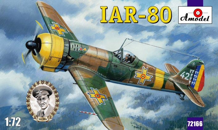 Пластикова модель 1/72 A-model 72166  Румунський винищувач IAR-80, фото 1