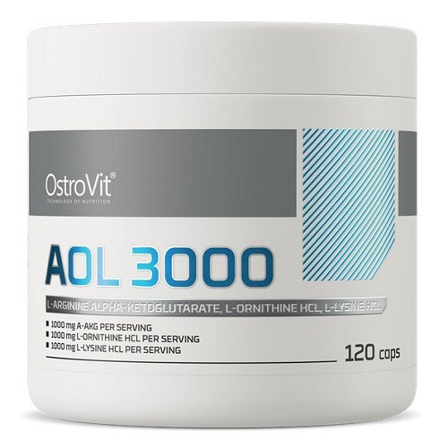 Амінокислоти OstroVit AOL 3000 (120 капсул.), фото 1