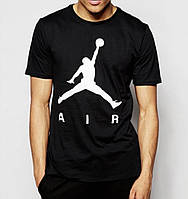 Мужская футболка Jordan Air черная Джордан