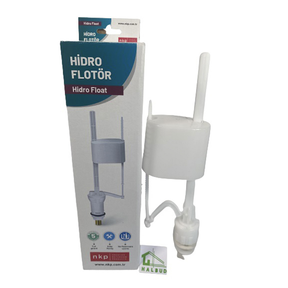 Пластиковий клапан для унітазу з нижнім підключенням HIDRO FLOAT 3/8 Sanpreis