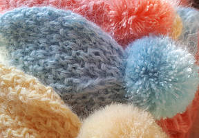 Пряжа с мохером