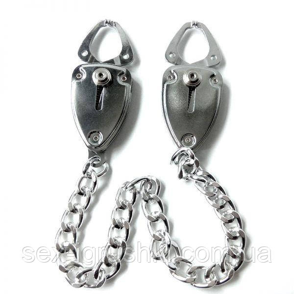 Затискачі для сосків Angel Fish Tit Tuggers, серебро