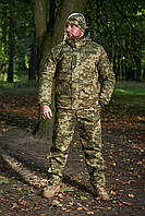 Тактический зимний костюм Combat ЗСУ грета пиксель Мужской утепленный водонепроницаемый костюм пиксель