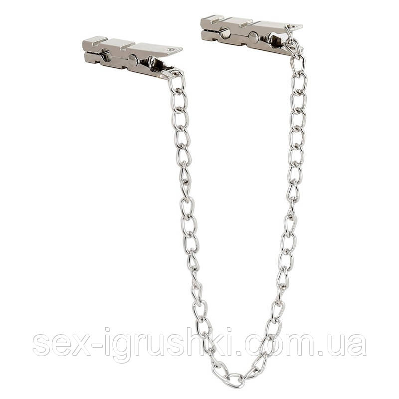 Прищіпки на соски Metal Nipple Clip, серебро
