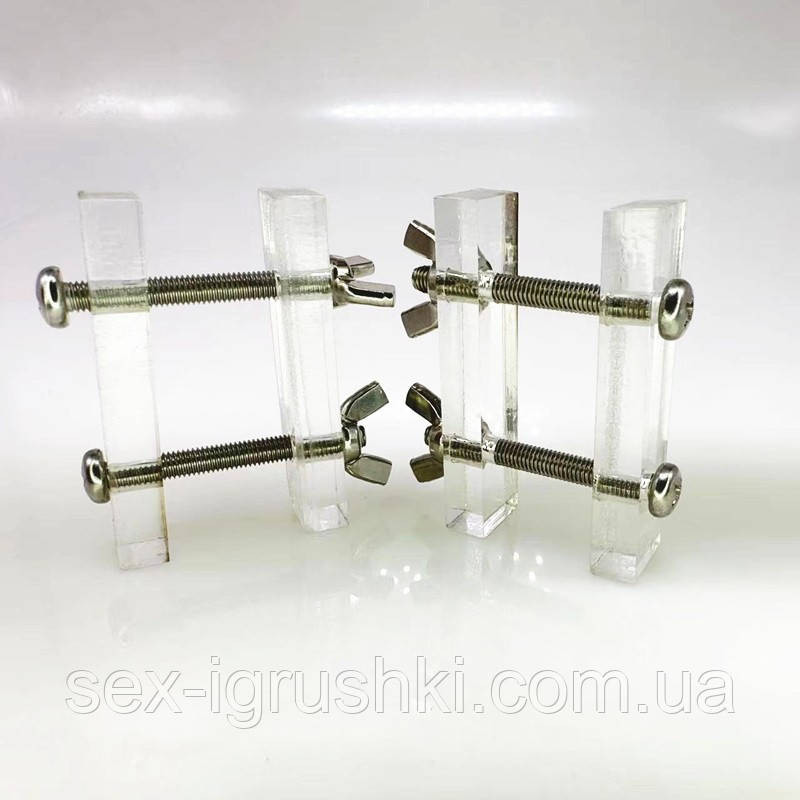 Затискачі на соски Acrylic Nipple Clamp ST61866