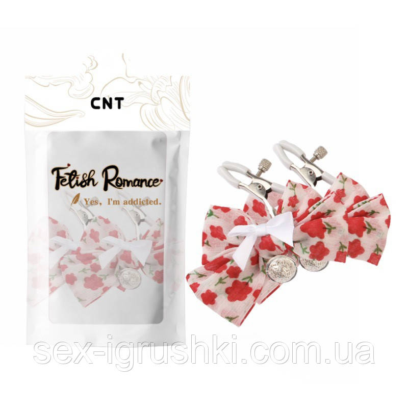 Затискачі для сосків Sweetie Rosie Jingle Nipple Clamps, Білий