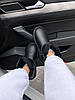Зимові Жіночі Черевики UGG Classic Mini Bailey Button Leather Black / УГГ Класік Міні Бейлі Баттон Чорні, фото 9