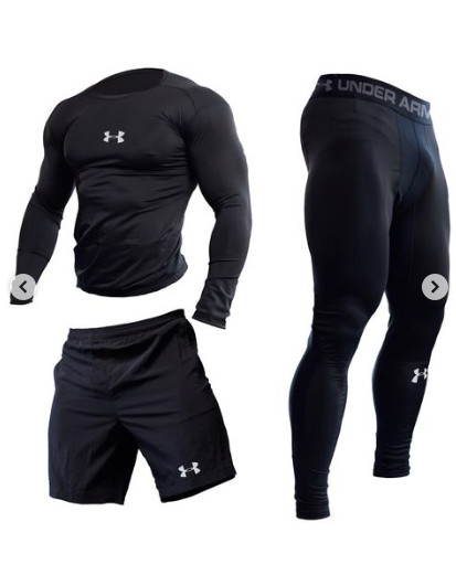 Компресійний спортивний одяг Under Armour 3в1 стиль 2023/одяг для заняття спортом/розмір М-ХХЛ