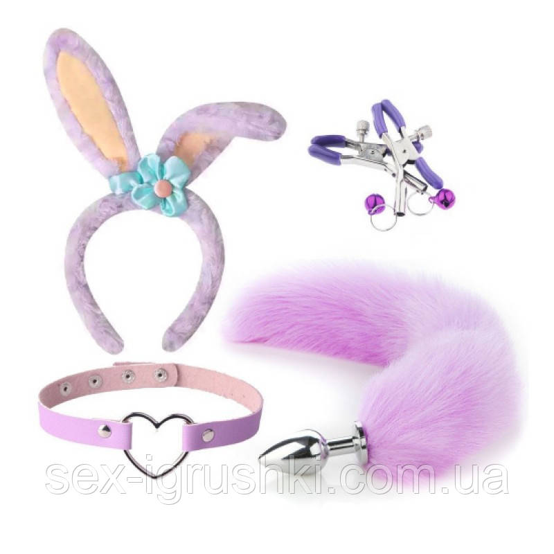 Комплект аксесуарів для дорослих ігор Bunny Flower Set ST61587
