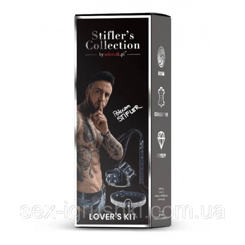Набір для бдсм коханця Stiflers Colletion Lovers Kit, Черный