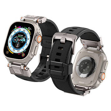 Ремінець Spigen для Apple Watch (49мм/46мм/45мм/44мм/42мм) - DuraPro Armor Band, Black (AMP06065)