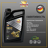 Моторное масло CASTLE MOTOR OILS 5W40 4л API SL/CF-4