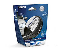 Автолампа ксенон PHILIPS 42403WHV2S1 D3S 42V 35W PK32d-5 WhiteVision gen2 5000K BF, код: 6720580