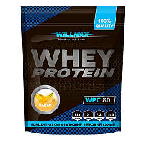 Протеин Willmax Whey Protein WPC80, 920 г Банан