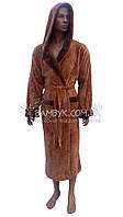 Мужской теплый халат с капюшоном Rukim (супер плотный) № R-900