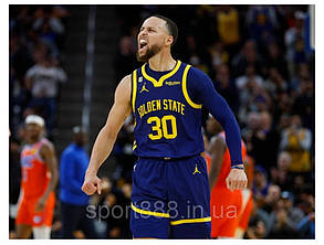 Баскетбольна синя форма Карі 30 Голден Стейт Curry Golden State Warriors 2023-2024