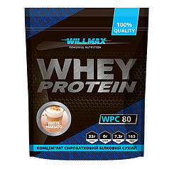 Протеїн Willmax Whey Protein WPC80, 920 г Лате макіато