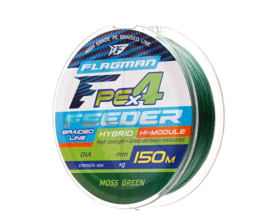 

Шнур Flagman PE Hybrid F4 Feeder 150м Moss Green 0.14мм 7кг