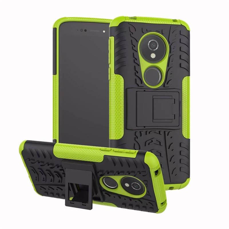 

PC + TPU чехол Armor на Motorola Moto G6 Play (8 цветов) салатовый